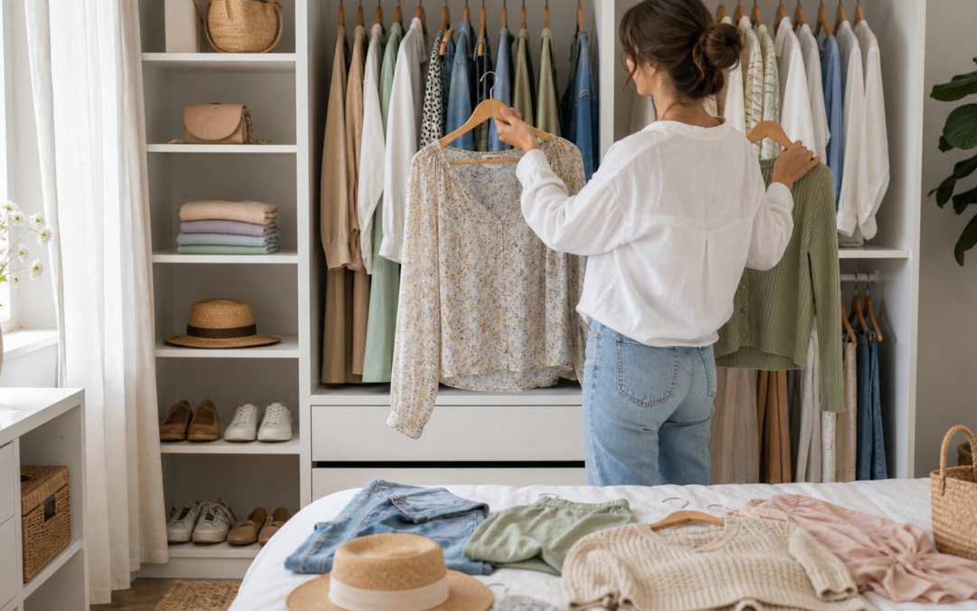 Frühlingsgarderobe sortieren: Basics, Farben und neue Kombinationen